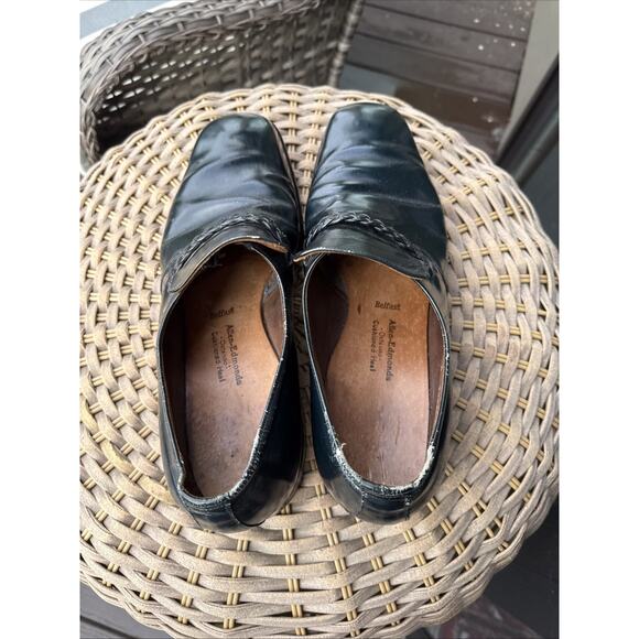 Allen Edmonds Belfast Loafers 11 C Shoes Slip On Braided Black Leather main image 12